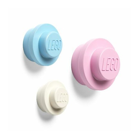 LEGO® ΣΕΤ ΚΡΕΜΑΣΤΡΕΣ ΤΟΙΧΟΥ (3 ΤΜΧ - ΓΑΛΑΖΙΟ-ΡΟΖ-ΑΣΠΡΟ) - 40161736 |