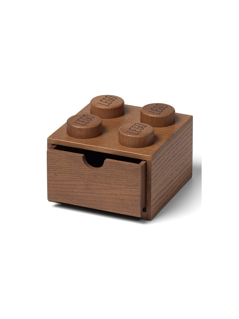 LEGO® ΞΥΛΙΝΟ ΚΟΥΤΙ ΤΕΤΡΑΓΩΝΟ ΣΥΡΤΑΡΩΤΟ OAK DARK STAINED - 40200902 |