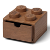 LEGO® ΞΥΛΙΝΟ ΚΟΥΤΙ ΤΕΤΡΑΓΩΝΟ ΣΥΡΤΑΡΩΤΟ OAK DARK STAINED - 40200902 |
