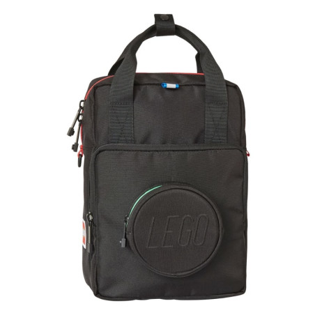 LEGO® BRICK 1X1 - ΠΑΙΔΙΚΟ ΣΑΚΙΔΙΟ ΠΛΑΤΗΣ ΜΑΥΡΟ/MULTI - 20206-0354 | 