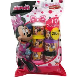 10 ΒΑΖΑΚΙΑ ΠΛΑΣΤΕΛΙΝΗΣ 1OZ ΣΕ ΣΑΚΟΥΛΑΚΙ MINNIE (03569) | ISBN: 52030