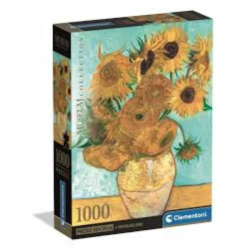 ΠΑΖΛ 1000 MUSEUM VAN GOGH - ΒΑΖΟ ΜΕ 15 ΗΛΙΟΤΡΟΠΙΑ COMPACT BOX | ISBN