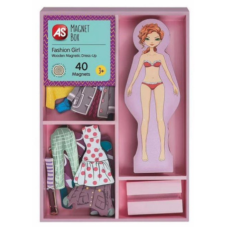 MAGNET BOX: FASHION GIRL DRESS UP 40 MAGNETS | ISBN: 5203068640538