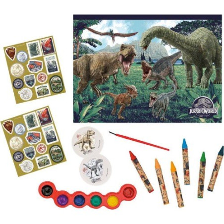 ΣΕΤ ΖΩΓΡΑΦΙΚΗΣ ΔΙΑΦΑΝΗ ΤΣΑΝΤΑ - JURASSIC WORLD | ISBN: 5203068680046