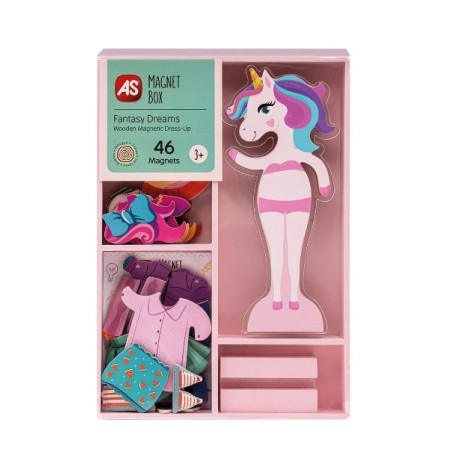 MAGNET BOX FANTASY DREAMS : DRESS-UP 46 (ΕΚΠΑΙΔΕΥΤΙΚΟΙ ΞΥΛΙΝΟΙ ΜΑΓΝΗ