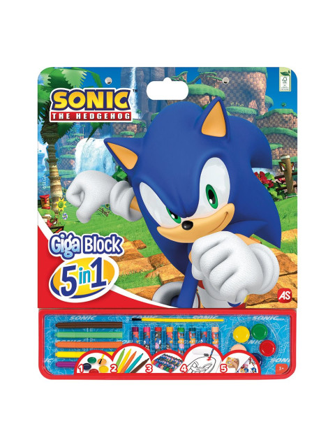 ΣΕΤ ΖΩΓΡΑΦΙΚΗΣ GIGA BLOCK 5 IN 1: SONIC THE HEDGEHOG | ISBN: 5203068