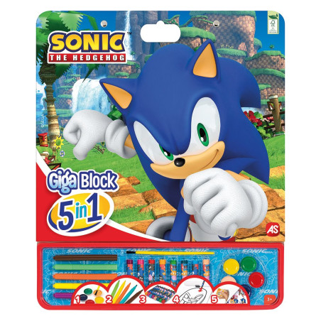 ΣΕΤ ΖΩΓΡΑΦΙΚΗΣ GIGA BLOCK 5 IN 1: SONIC THE HEDGEHOG | ISBN: 5203068