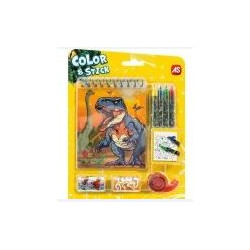 ΣΕΤ ΖΩΓΡΑΦΙΚΗΣ POCKET ΔΕΙΝΟΣΑΥΡΟΙ COLOR & STICK | ISBN: 520306861006