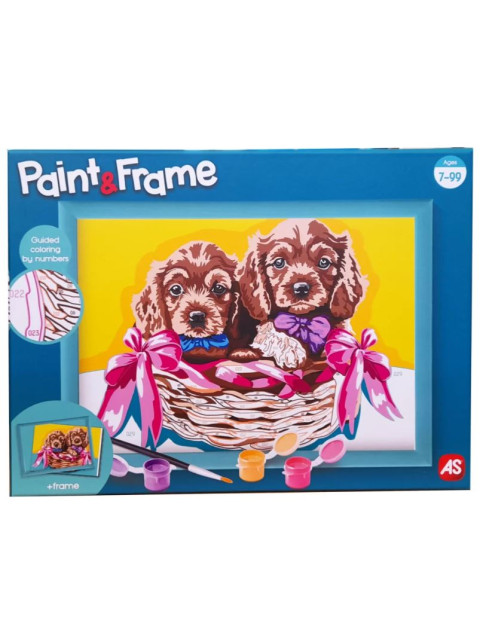 PAINT & FRAME: ADORABLE PUPPIES | ISBN: 5203068410193