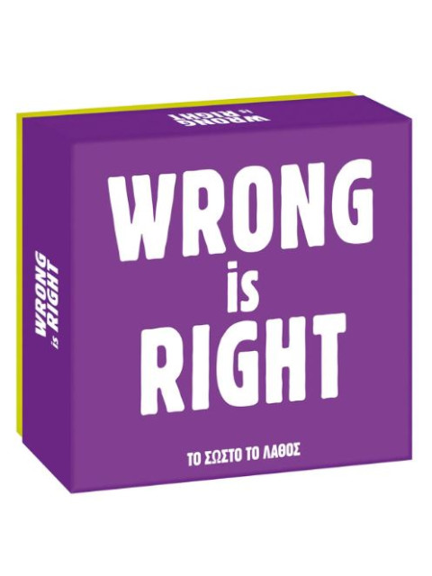 ΕΠΙΤΡΑΠΕΖΙΟ GIFT GAMES WRONG IS RIGHT | ISBN: 5203068248017