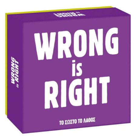ΕΠΙΤΡΑΠΕΖΙΟ GIFT GAMES WRONG IS RIGHT | ISBN: 5203068248017