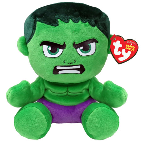 TY BEANIE BOOS ΛΟΥΤΡΙΝΟ MARVEL: ΧΝΟΥΔΩΤΟ FLOPPY HULK 15ΕΚ | ISBN: 00