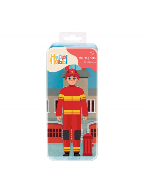 HAPPIHOBBI MAGNET TINS : CITY HEROES | ISBN: 5203068642747