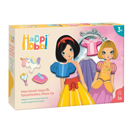 HAPPIHOBBI MAGNET BOX: ΠΡΙΓΚΙΠΙΣΣΕΣ DRESS UP | ISBN: 5203068640811