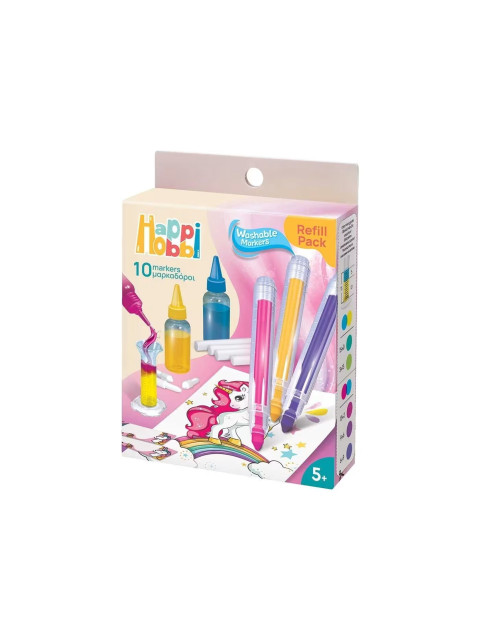 HAPPIHOBBI ΕΡΓΑΣΤΗΡΙΟ ΜΑΡΚΑΔΟΡΩΝ REFILL PACK (ΤΥΧΑΙΑ ΕΠΙΛΟΓΗ) | ISBN