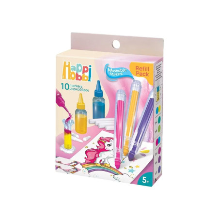 HAPPIHOBBI ΕΡΓΑΣΤΗΡΙΟ ΜΑΡΚΑΔΟΡΩΝ REFILL PACK (ΤΥΧΑΙΑ ΕΠΙΛΟΓΗ) | ISBN