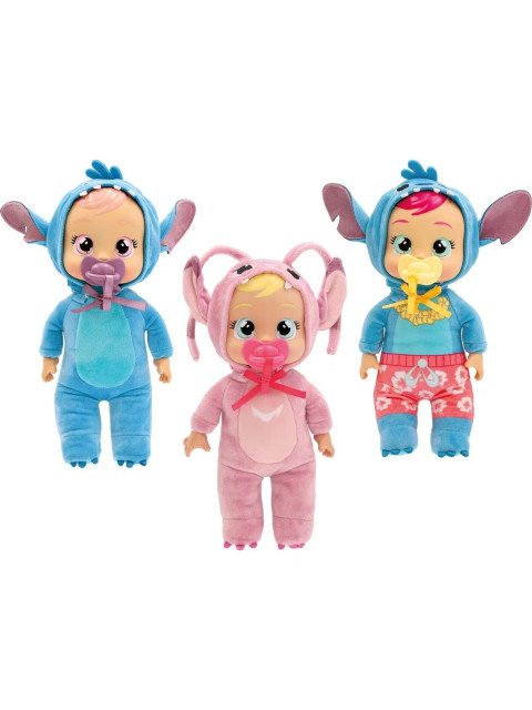 CRY BABIES TINY CUDDLES STITCH ΔΙΑΔΡΑΣΤΙΚΗ ΚΟΥΚΛΑ ΠΟΥ ΚΛΑΕΙ ΜΕ ΑΛΗΘΙ