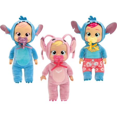CRY BABIES TINY CUDDLES STITCH ΔΙΑΔΡΑΣΤΙΚΗ ΚΟΥΚΛΑ ΠΟΥ ΚΛΑΕΙ ΜΕ ΑΛΗΘΙ