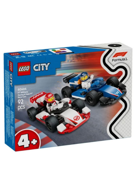 Lego® City: F1® Williams Racing & Haas F1® Race Cars