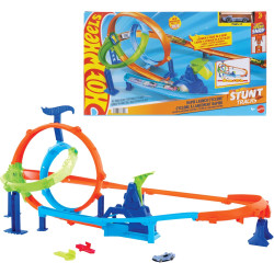 Hot Wheels Stunt - Πιστα Γρηγορη Εκτοξευση & Συγκρουση - Jhk73