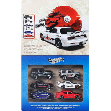 Hot Wheels Silver Series - Streets Of Japan Σετ Των 6 - Jlb23 | ISBN