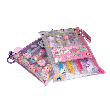ΣΕΤ STATIONERY 4 ΣΤΥΛΟ & ΑΞΕΣΟΥΑΡ (2 ΣΧΕΔΙΑ - ΤΥΧΑΙΑ ΕΠΙΛΟΓΗ) | ISBN