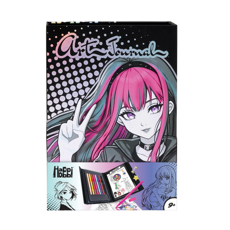 HAPPIHOBBI ART JOURNAL MANGA ΜΕ ΜΑΡΚΑΔΟΡΟΥΣ | ISBN: 5203068110598