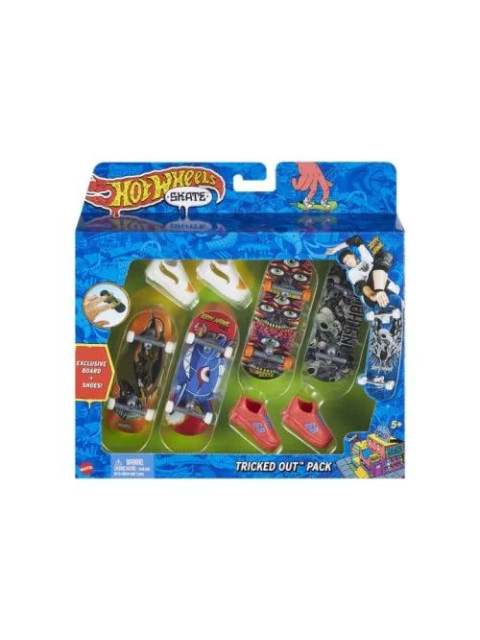 HOT WHEELS SKATE & ΠΑΠΟΥΤΣΙΑ - TONY HAWK HALF PIPE PACK - HVM14 | IS