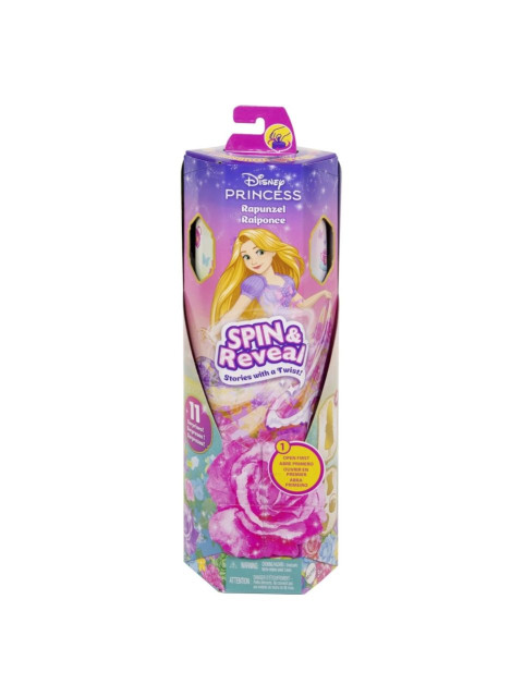 DISNEY PRINCESS - SPIN & REVEAL RAPUNZEL ΚΟΥΚΛΑ - HTV86 | ISBN: 1947
