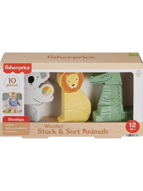 FISHER-PRICE - ΞΥΛΙΝΑ ΖΩΑΚΙΑ ΠΑΙΧΝΙΔΙ ΚΙΝΗΤΙΚΩΝ ΔΕΞΙΟΤΗΤΩΝ - HXV04 |