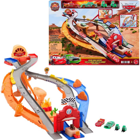 DISNEY PIXAR CARS - ΠΙΣΤΑ RACE AND RESCUE ΜΕ ΑΥΤΟΚΙΝΗΤΑ-JFL57 - ΔΙΑΦ