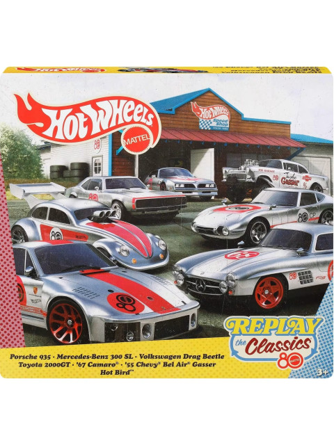 HOT WHEELS SILVER SERIES - 80TH ANNV - ΣΕΤ ΤΩΝ 7 - JHF01 | ISBN: 194