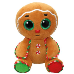 TY BEANIE BOOS ΛΟΥΤΡΙΝΟ: NUTMEG ΧΝΟΥΔΩΤΟ ΧΡΙΣΤΟΥΓΕΝΝΙΑΤΙΚΟ ΜΠΙΣΚΟΤΟ 