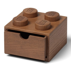 LEGO® ΞΥΛΙΝΟ ΚΟΥΤΙ ΤΕΤΡΑΓΩΝΟ ΣΥΡΤΑΡΩΤΟ OAK DARK STAINED - 40200902 |