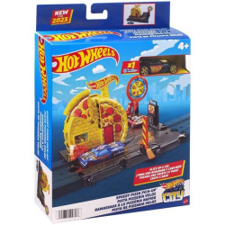 HOT WHEELS CITY - ΜΙΝΙ ΠΙΣΤΕΣ SPEEDY PIZZA PICK-UP - HKX44 | ISBN: 1