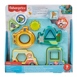 FISHER-PRICE - SHAPES AND SOUNDS ΠΑΖΛ ΟΧΗΜΑΤΩΝ ΜΕ ΣΧΗΜΑΤΑ ΚΑΙ ΉΧΟΥΣ 