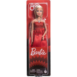 BARBIE 80ΧΡ: ΚΟΥΚΛΑ ΜΕ ΚΟΚΚΙΝΟ ΦΟΡΕΜΑ-JGD25 | ISBN: 194735311200
