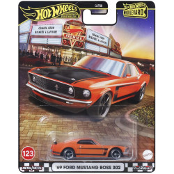 HOT WHEELS PREMIUM - BOULEVARD - ΌΧΗΜΑ ΠΑΙΧΝΙΔΙ 69 FORD MUSTANG BOSS